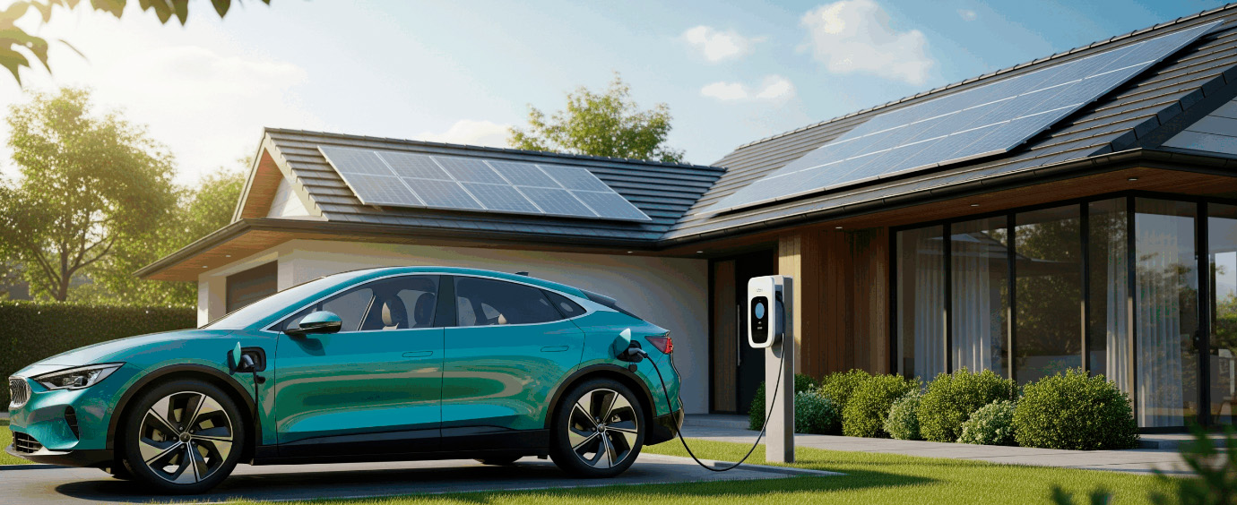 Instalación solar con vehículo eléctrico