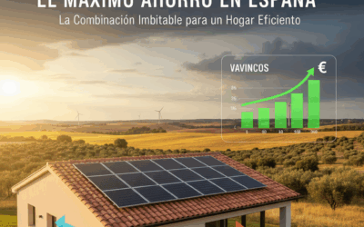 Combinación de energía solar fotovoltaica y aerotermia